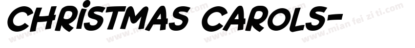 Christmas Carols字体转换